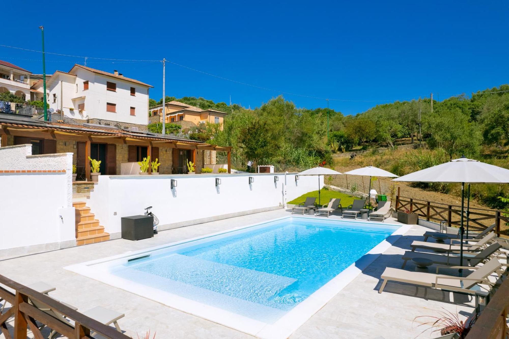 Ferienwohnung Dominella Casal Velino Exterior foto
